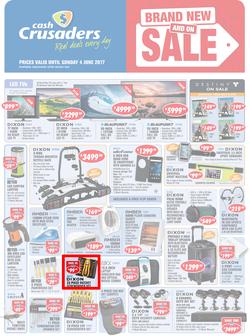 Cash Crusaders : Brand New And On Sale (12 May - 4 June 2017), page 1