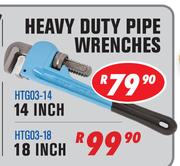 14 Inch Heavy Duty Pipe Wrenches