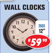 Wall Clocks 12" 2603