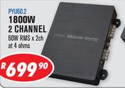 Dixon 1800W 2 Channel Car Amplifiers