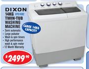 Dixon 14Kg Twin Tub Washing Machine XPB14082