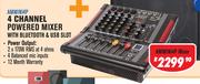 Dixon 4 Channel Powered Mixer With Bluetooth & USB Slot