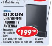 Dixon UHF/VHF/FM Indoor TV Antenna