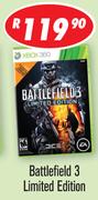 Xbox 360 Battlefield 3 Limited Edition