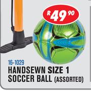 Handsewn Size 1 Soccer Ball Assorted 16-1029