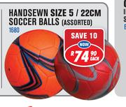 Handsewn Size 5 / 22cm Soccer Balls Assorted 1680-Each