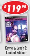 PS3 Kayne & Lynch 2 Limited Edition