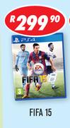 PS4 FIFA 15