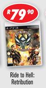 PS3 Ride To Hell Retribution
