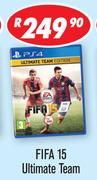 PS4 FIFA 15 Ultimate Team