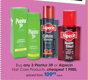 Plantur 39 Or Alpecin Hair Care Products-Each