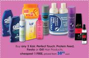 Kair, Perfect Touch, Protein Feed, Fiesta Or Gill Hair Products-Each