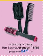 Clicks Hair Brushes-Each