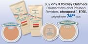 Yardley Oatmeal Foundations And Pressed Powders-Each