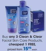Clean & Clear Facial Skin Care Products