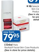 L'Oreal Paris Revitalift Facial Skin Care Products-Each
