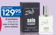 Lentheric Solo-50ml Each