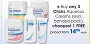 Clicks Aqueous Creams-Each