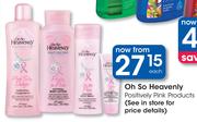 Oh So Heavenly Positively Pink Products-Each