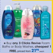 Clicks Revive Foam Baths Or Body Washes-Each