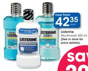 Listerine Mouthwash-500ml Each