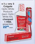 Colgate Optic White Products Excl.Optic White Kit-Each