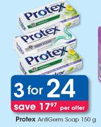 Protex AntiGerm Soap-3x150g Per Offer
