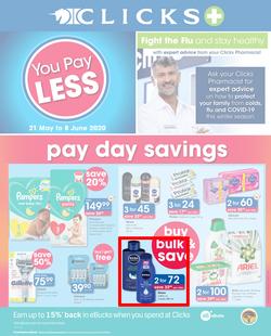Clicks : You Pay Less (21 May - 8 June 2020), page 1