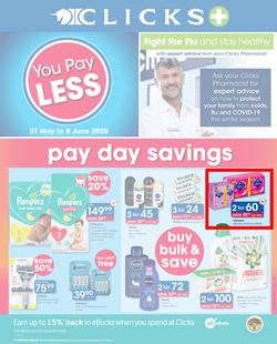 Clicks : You Pay Less (21 May - 8 June 2020), page 1