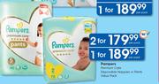 Pampers Premium Care Disposable Nappies Or Pants Value Pack-Per Pack