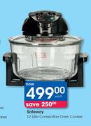 Safeway 12 Litre Convection Oven Cooker-Each