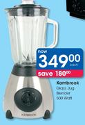 Kambrook Glass Jug Blender 500Watt-Each