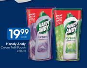 Handy Andy Cream Rifll Pouch-750ml Each