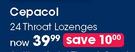 Cepacol 24 Throat Lozenges-Each