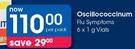 Oscillococcinum Flu Symptoms-6 x 1g Vials Per Pack