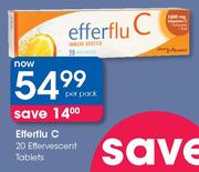 Efferflu C 20 Effervescent Tablets-Per Pack