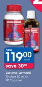 Lerumo lamadi Tincture-50ml Or 90 Capsules Each