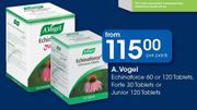 A.Vogel Echinaforce 60 Or 120 Tablets, Forte 30 Tablets Or Junior 120 Tablets-Per Pack