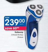 Safeway 3-Head Rotary Shaver-Each