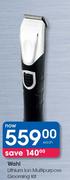 Wahl Lithium Ion Multipurpose Grooming Kit-Each