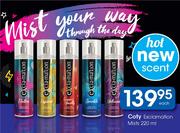 Coty Exclamation Mists-220ml Each