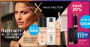 Max Factor Eyes & Lip Products-Each