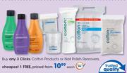 Clicks Cotton Products Or Nail Polish Removers-Each