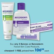Benzac Or Benzaderm Facial Skin Care Products-Each