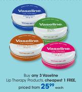 Vaseline Lip Therapy Products-Each