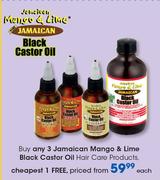 Jamaican Mango & Lime Black Castor Oil Hair Care Products-Each