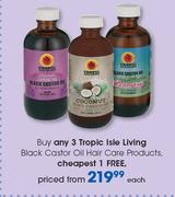 Tropic Isle Living Black Castor Oil Hair Care Products-Each