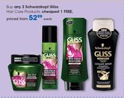 Schwarzkopf Gliss Hair Care Products-Each