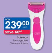 Safeway Rechargeable Women's Shaver-Each