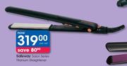 Safeway Salon Series Titanium Straightener-Per Set